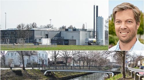 Etwa 80 Gebäude sind ans Kolbermoorer Fernwärmenetz angeschlossen. Heiko Peckmann, Geschäftsführer der INNergie GmbH, erklärt, wie das Fernwärmenetz ausgebaut wird, und wie die Preisschwankungen am Energiemarkt abgefedert werden. Foto Riediger / INNergie