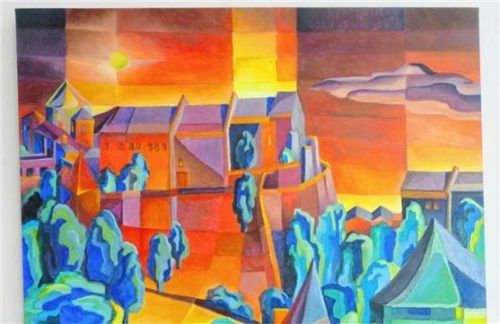 Farben stehen im Zentrum der Kunstwerke. Foto fischer