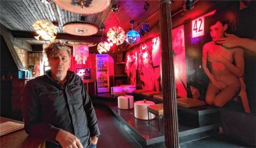 Florian Obereisenbuchner will weiter an den Partys im Uschihaus festhalten. Allerdings in weit geringerem Umfang als früher. Er ist überzeugt, dass der Club weiterhin eine Zukunft hat. Foto Enzinger