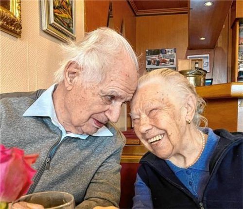 Franz und Leni Wieser sind inzwischen seit 70 Jahren verheiratet.Fotos  privat