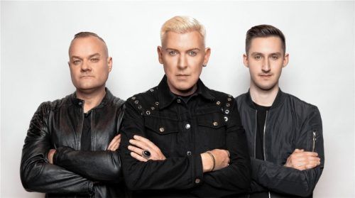 Frischgebackene 60 und heuer erstmals beim Echelon-Festival: H.P. Baxxter (Mitte) und seine Band Scooter kommen im August nach Bad Aibling. Foto Scooter