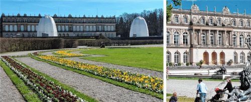 Gelb, Rot und Weiß sind die tragenden Farben der 25000 Pflanzen, die die Besucher auf der Herreninsel begrüßen. Foto Bayerische Schlösserverwaltung/Veronika Wöhrer/Berger