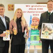 Empfang für Juniorenweltmeisterin