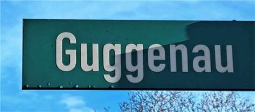 Guggenau: Ein Hinweis auf einen Ausguck vom Berg herab? Oder von einer Aue, in der Kuckucke nisten? Oder der Name des Besitzers der Aue, eines Herrn Gugg?Foto höfer