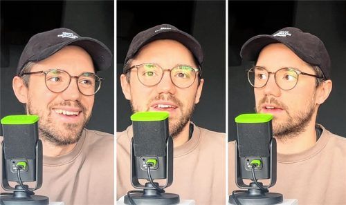 „Hart gecheckt“ mit Dominik Tiffels. Der Verteidiger der Starbulls Rosenheim ist zu Gast im OVB-Starbulls-Podcast. Fotos Marko Aleksic