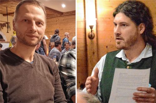 Hatte die undankbare Aufgabe, die Rechnungen im Chaos-Jahr 2023 zu kontrollieren: Gemeinderat Martin Köpernik (links), Vorsitzender des Rechnungsprüfungsausschusses in Kirchdorf. Hier hatte sich Bürgermeister Christoph Greißl (rechts) bereits den Fragen der Bürger in einer Extra-Veranstaltung gestellt. Foto Leitner