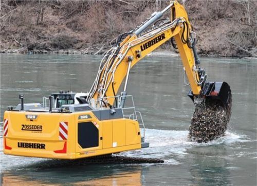 Im regulierten Inn fehlt den Fischen lockerer Kies.