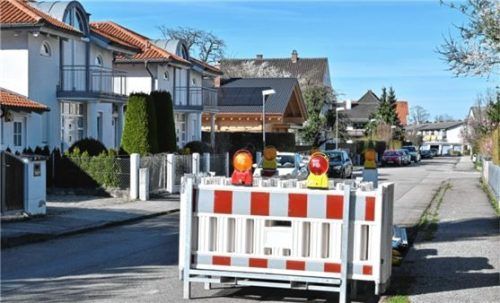 In der Kirchbachstraße in Fürstätt kommt die nächste Vollsperrung. Foto Schlecker