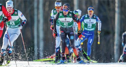Jakob Lange (WSV Kiefersfelden) feierte im finnischen Lahti zum Saisonabschluss einen Dreifach-Erfolg im Continentalcup und ist mit 22 Siegen neuer Rekordhalter im Einzel.Foto Nordic Fokus