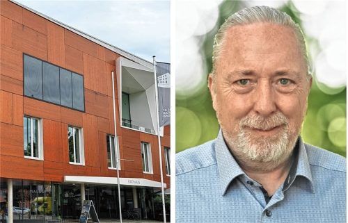 Jan Woköck steht bereit, um den freigewordenen Sitz im Bad Aiblinger Stadtrat anzunehmen.Foto Hadersbeck/re