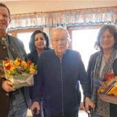 Dankbarkeit und frische Luft sind sein Geheimnis