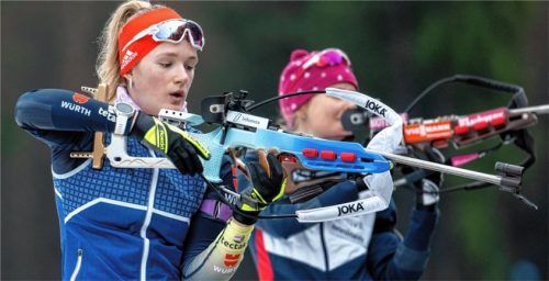 Lotta de Buhr vom SC Aising-Pang hat in ihrer ersten Biathlon-Saison gute Leistungen gezeigt. Foto Ernst Wukits