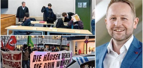 Nach dem Hausbesetzer-Prozess in Rosenheim kam es zu einer Demo und wohl zu einer weiteren Hausbesetzung. Wir haben den Rosenheimer Anwalt Peter Dürr um seine Expertise gebeten. Foto Wildauer/Baumeister/Re