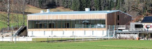 Nur eines von mehreren großen Projekten, an denen die Gemeinde Aschau derzeit arbeitet: die neue, rund zehn Millionen Euro teure Priental-Halle. Foto Rehberg