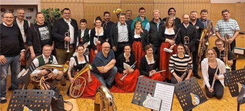Patenbitten der Musikkapelle Eggstätt.Foto auer