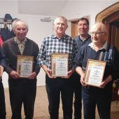 Ehrungen für 50 Jahre Mitgliedschaft