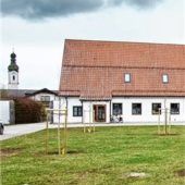 Vier Silberlinden im Gemeindezentrum