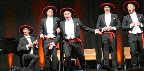 „The Munich Harmonists“ schmachten die „schöne Isabella von Kastilien“ an.Foto janka