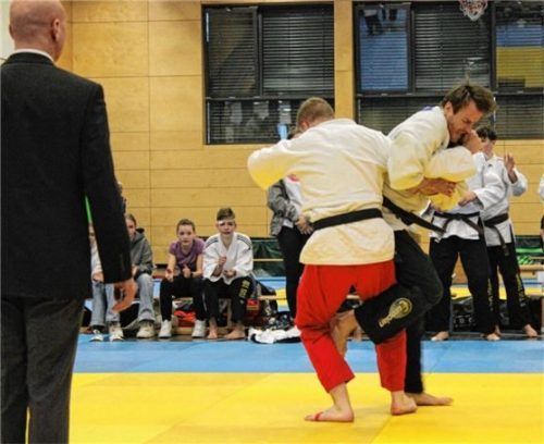 Tögings Andi Bichlmeier (-90 kg) war zuletzt in Teisendorf schon erfolgreich.Foto Helmut Maier