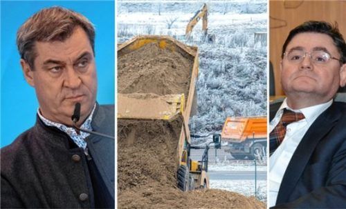 3M, der Mutterkonzern von Dyneon, soll für die Bewältigung der Umweltschäden im Landkreis Altötting durch PFOA finanziell aufkommen. Das ist der Plan beziehungsweise die Forderung von Landrat Erwin Schneider (rechts).Foto dpa