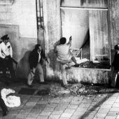 Ein Bankraub endet blutig