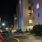 Sechs Verletzte bei Wohnungsbrand