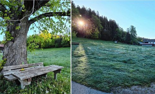 Am Chiemseeweg in Bad Endorf soll eine doppelstöckige Container-Wohnanlage für geflüchtete Menschen entstehen. Fotos Ammelburger