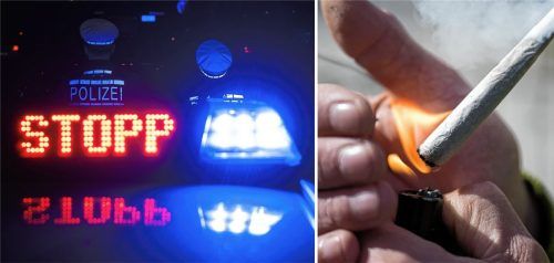 Am vergangenen Wochenende hat die Polizei in Rosenheim gleich mehrere Autofahrer gestoppt, die unter dem Einfluss von THC standen. Fotos dpa