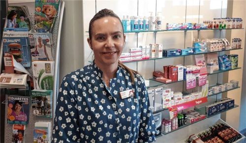 Annette Reindl ist Leiterin der Rosenheimer Bahnhofsapotheke und der Apotheke Christkönig am Kardinal-Faulhaber-Platz. Foto Wildauer