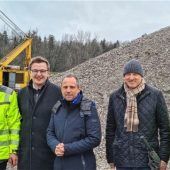 Umweltminister besucht Kiesgruben-Pilotprojekt