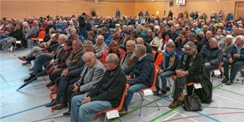 Das Interesse an der Veranstaltung war so groß, dass die Sitzplätze letztlich nicht ausreichten.