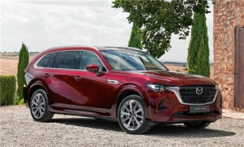 Der Mazda CX-80 kommt in der zweiten Jahreshälfte nach Europa. Foto Autoren-Union Mobilität/Mazda