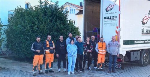 Die Helfer unterstützten eine Klinik und eine Notunterkunft für Familien.Foto Reinthaler