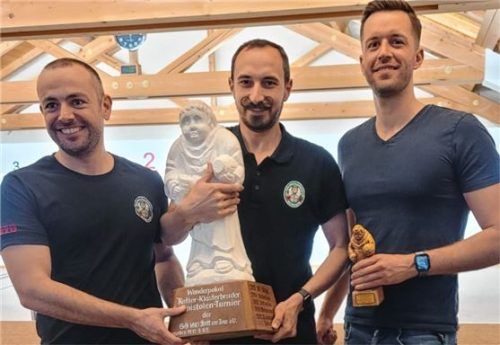 Die Rosenheimer Schützen der SG Almenrausch nehmen den Rotter Klosterbruder mit nach Hause.Foto Privat