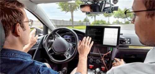 Gemeinsam mit Microsoft arbeitet Bosch an automatisiertem Fahren durch künstliche Intelligenz. Autoren-Union Mobilität/Bosch
