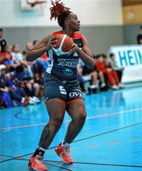 Kayla Simmons ist mit Wasserburg ins Play-off-Viertelfinale eingezogen.Foto Stefan Pfuhl