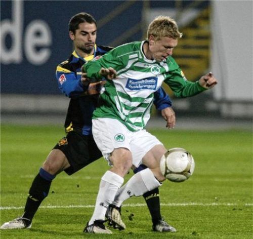 Schon einmal in Fürth aktiv: Leo Haas als Spieler in der 2. Bundesliga, hier gegen Koblenz.Foto dpa/Daniel Karmann