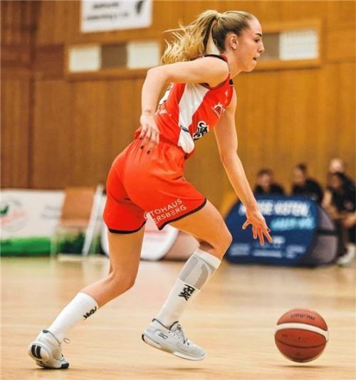 Sophie Perner will mit dem TSV Wasserburg ins Play-off-Halbfinale. Foto Christian Mühlhofer