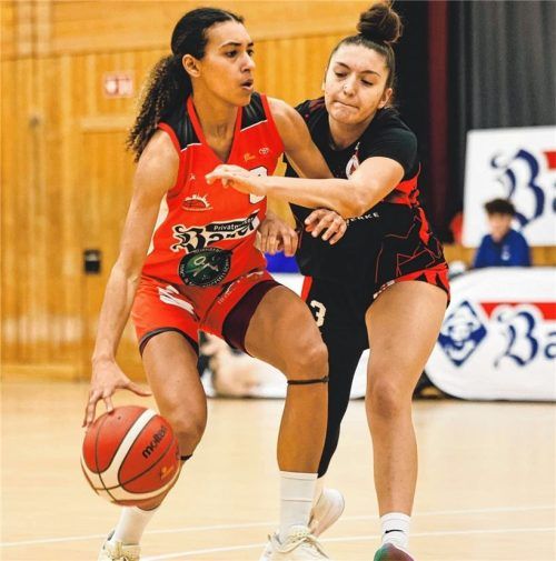 Tess Santos und der TSV Wasserburg sind auch im Viertelfinale zunächst auswärts gefordert. Foto Christian Mühlhofer