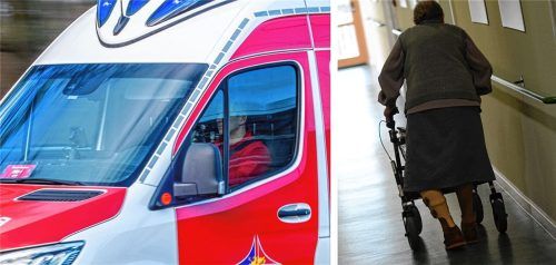 Weil eine 90-jährige Bad Aiblingerin (Symbolfoto) von einem Krankenwagen nach Hause gebracht worden ist, muss sie tief in die Tasche greifen. Foto dpa