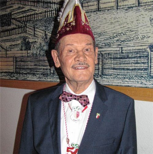 56 Jahre hielt Horst Glaß der Faschingsgilde die Treue, jetzt ist er im Alter von 84 Jahren verstorben. Foto Hecht