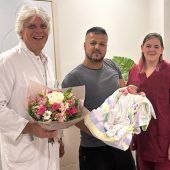 Erstes Baby in neuer Klinik