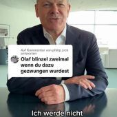 Millionen Klicks für Olafs Aktentasche