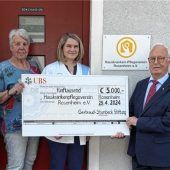 Dank für 5000 Euro und mehr persönliche Zuwendung
