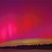 Sonnensturm sorgt für sensationelle Farbwelten am Nachthimmel