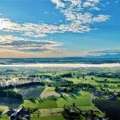 In luftiger Höhe über dem Voralpenland