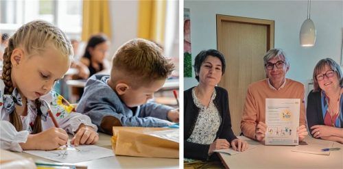 Ab diesem Sommer wird die Schuleingangsuntersuchung in Stadt und Landkreis Rosenheim vorverlegt. Dr. Gayane Poghosyan, Dr. Wolfgang Hierl und Sabine Rentz (von links) vom Gesundheitsamt erklären die Hintergründe. Fotos dpa/Blum