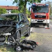Kollision mit Lkw – BMW-Fahrer verletzt