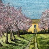 Aquarelle voll transparenter Leichtigkeit