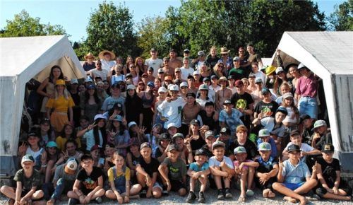Das Zeltlager Kohlstatt findet jedes Jahr über 14 Tage in den Sommerferien statt. Fotos RE
